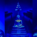 Triptyque Bleu Bouddha